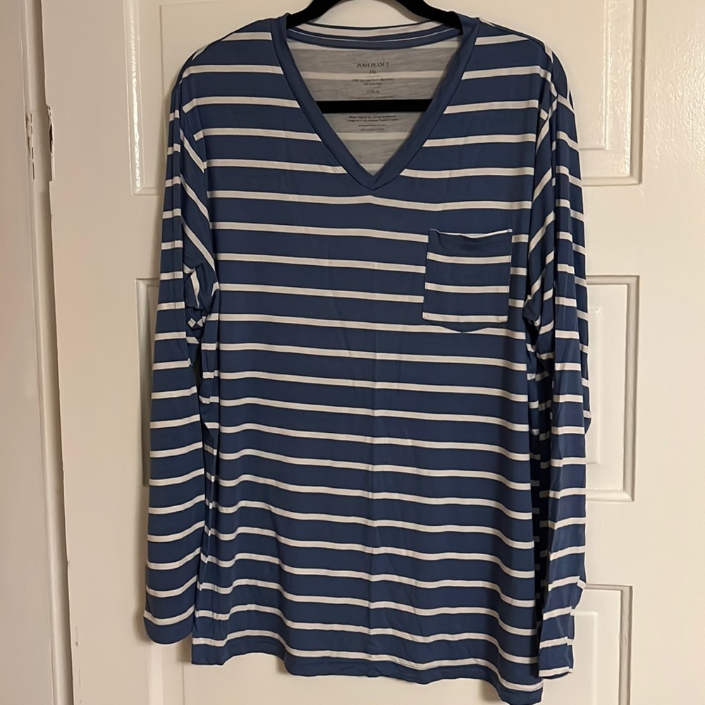 Posh Peanut Denim Stripe Men’s Top